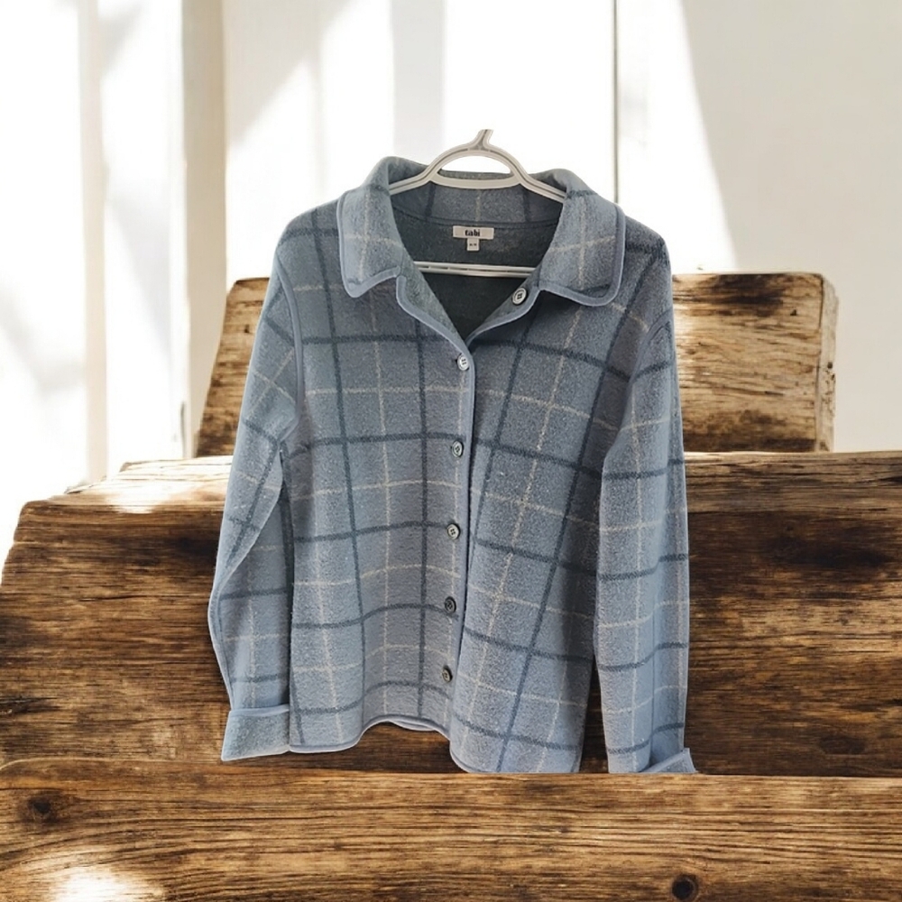 FA Blue Plaid Women's Top
